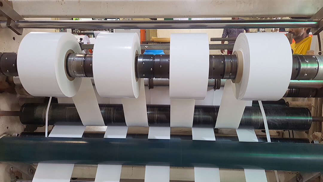 Release liner production area